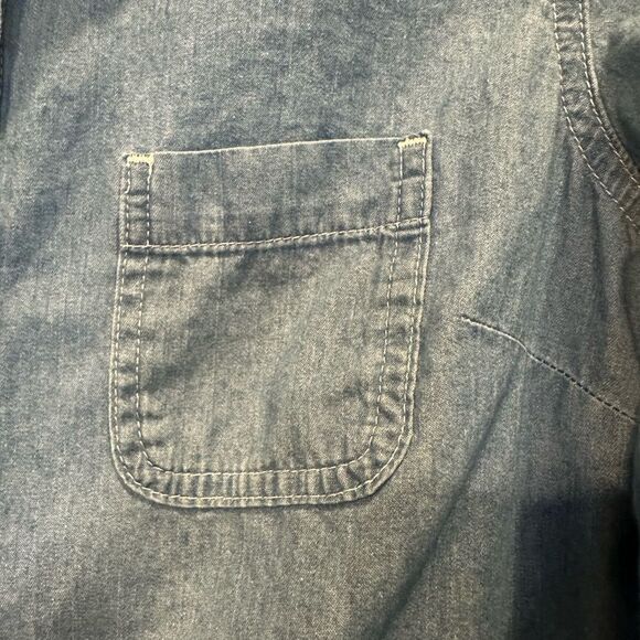 Red Camel Blue Denim Shirt button down - Picture 4 of 11